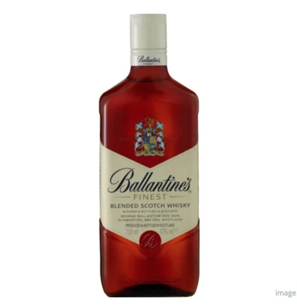 Ballantine's Finest Blended Scotch Whisky Bottle 750ml