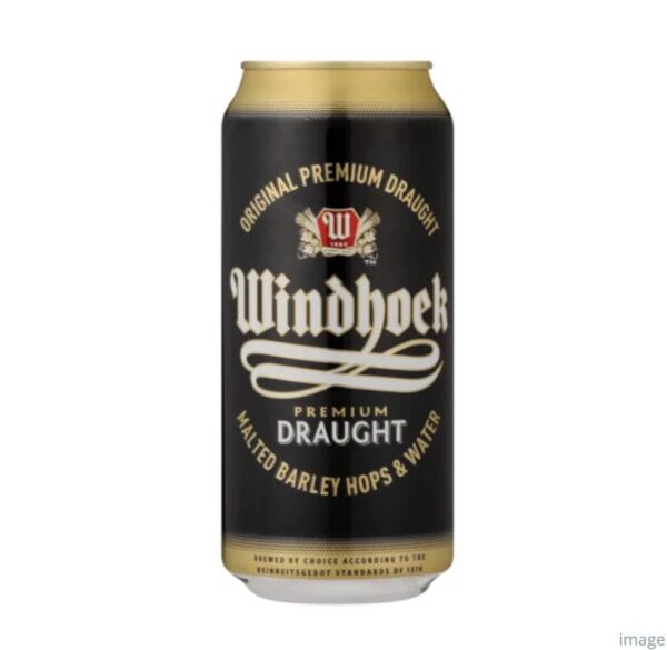 Windhoek Premium Draught Beer Can 440ml